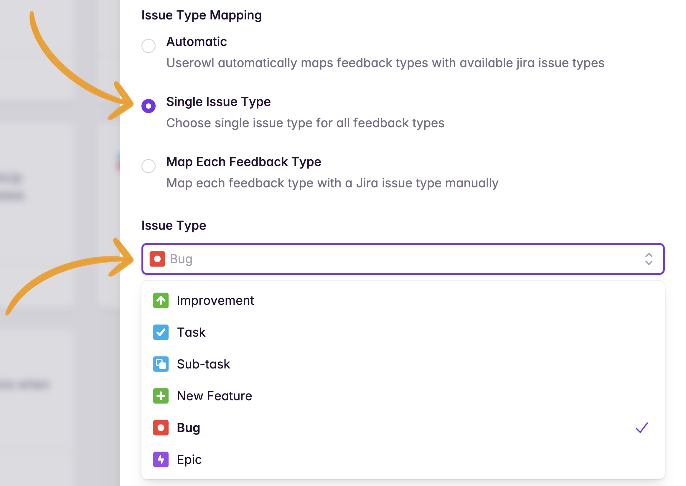 Issue Type Mapping - Single Issue Type