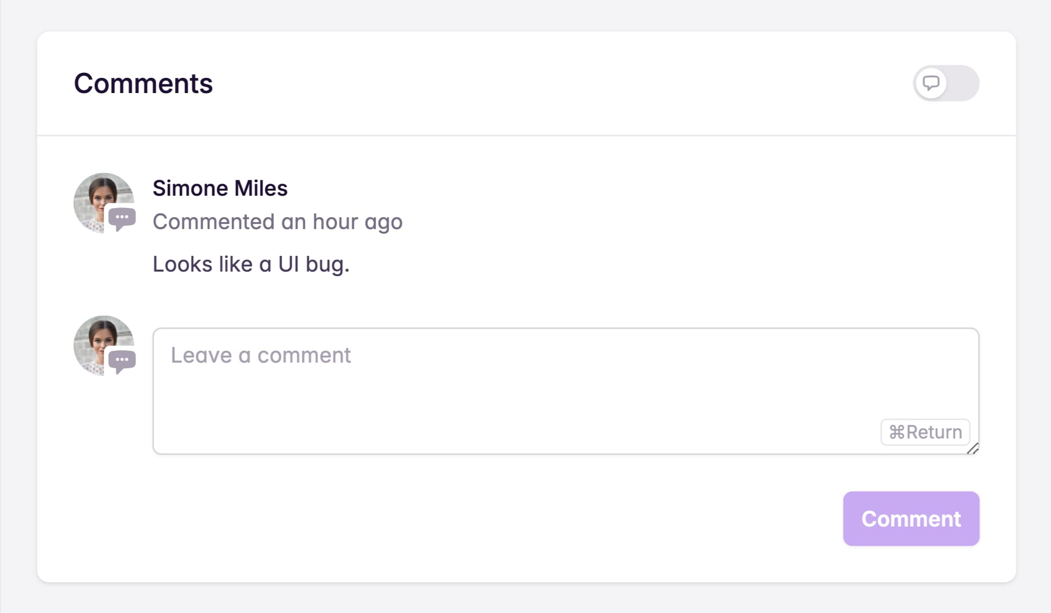 Comments