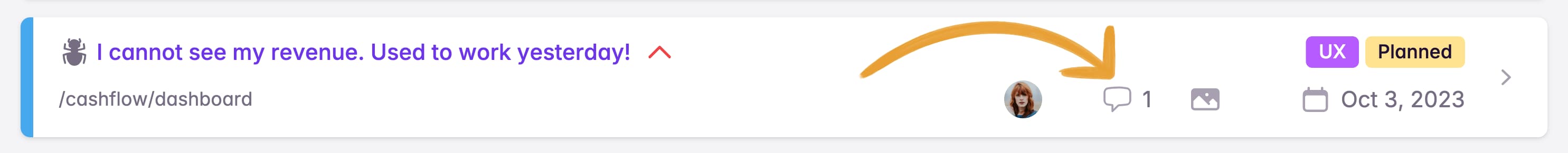 Number of Comments