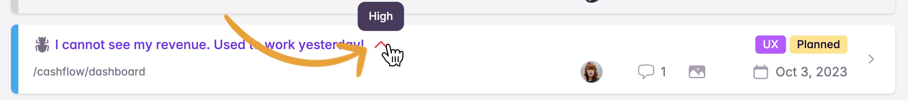 Feedback Priority